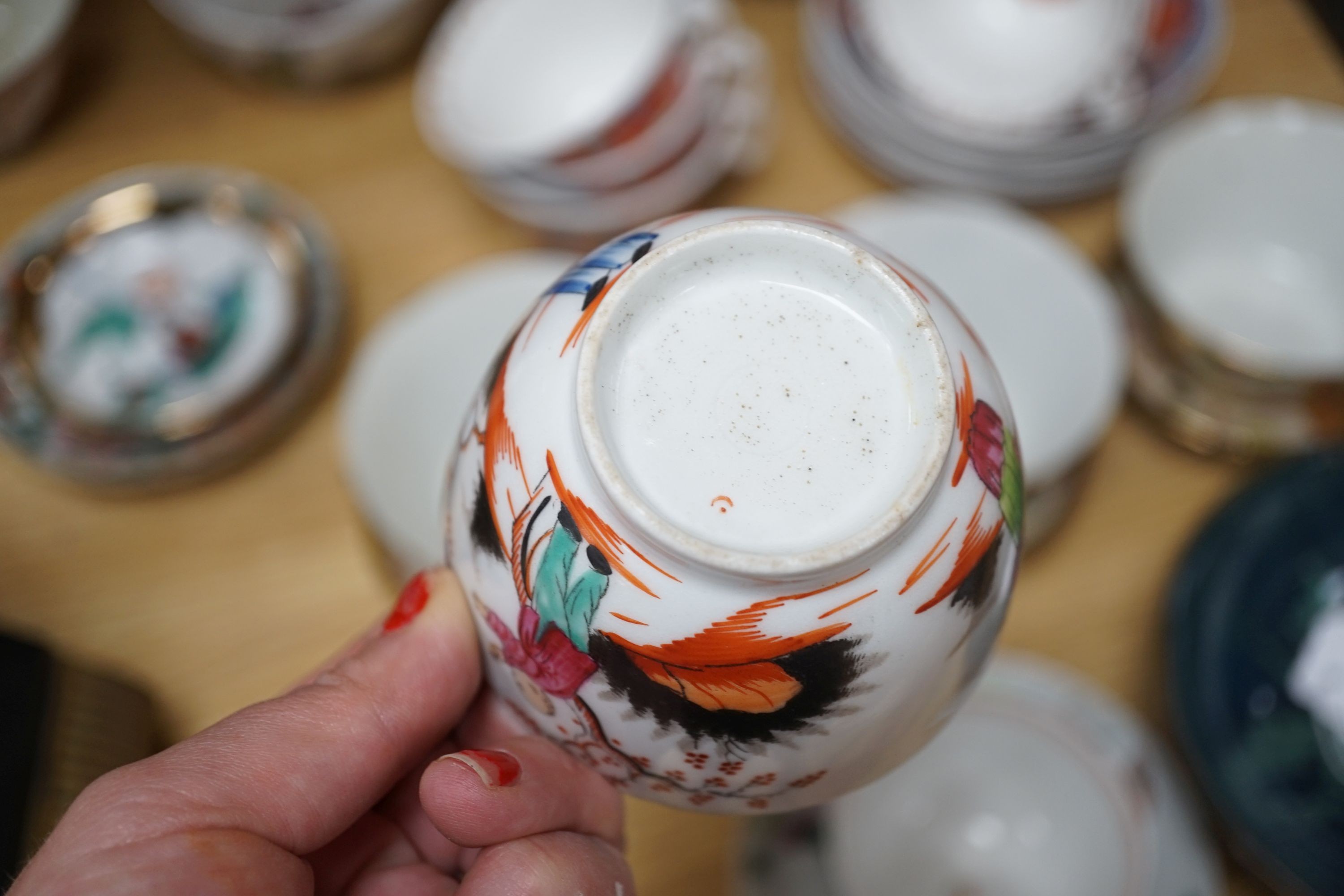 A mixed group pf Chinese, Japanese and English ceramics